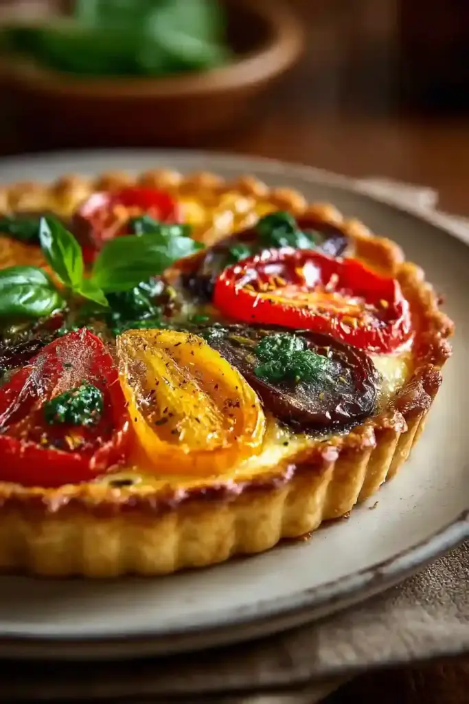 Crisp Tomato Basil Bakes for Easy Summer Entertaining