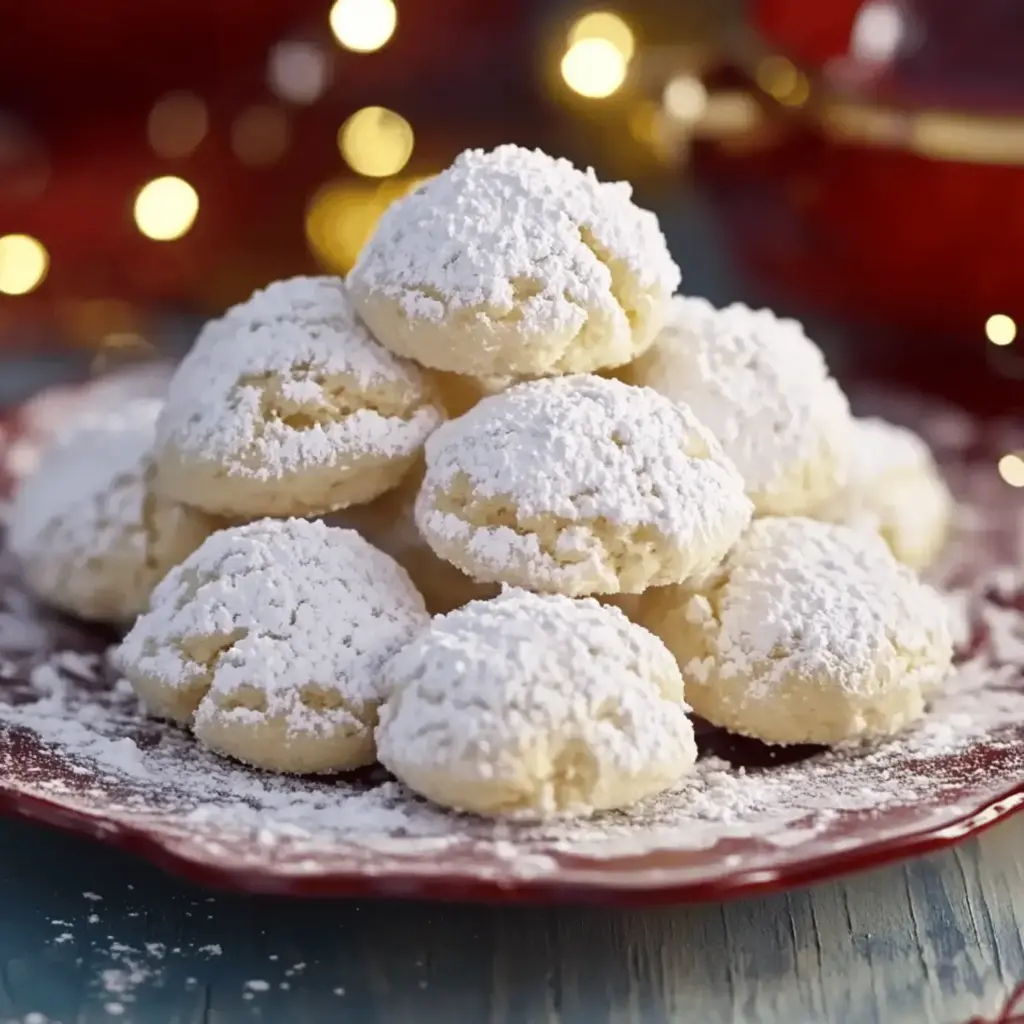 Biscuits Boules de Neige fondantes aux amandes