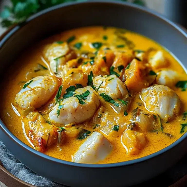 Blanquette de poissons au lait de coco et curry : Une Recette Incroyable Ultime
