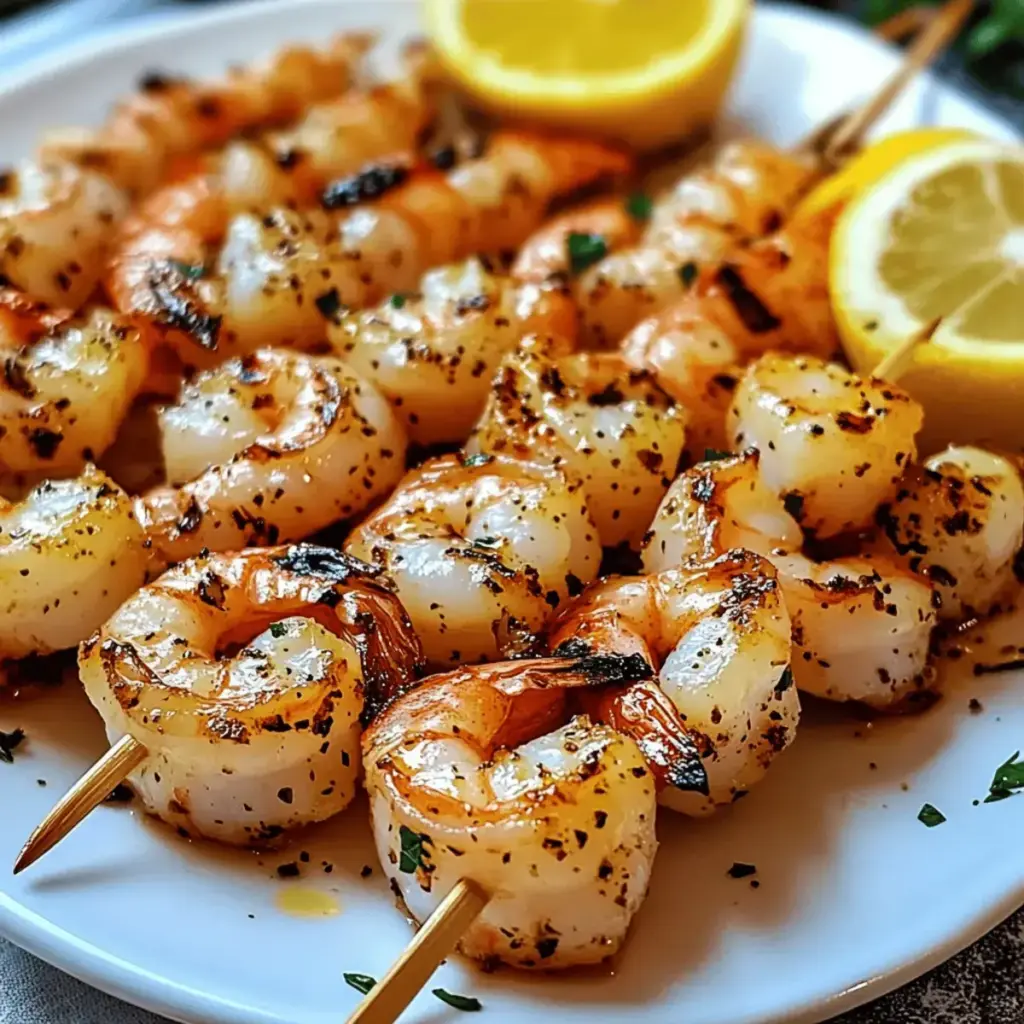 Brochettes de crevettes marinées : Succulentes et Rapides à Préparer