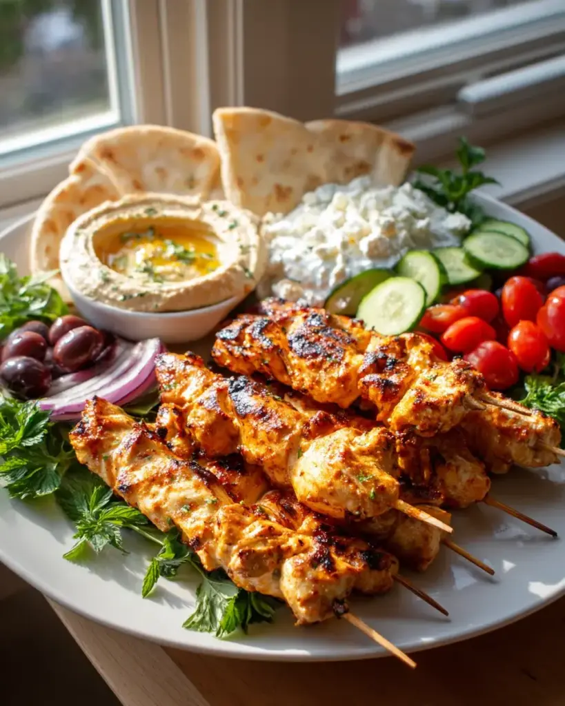 Brochettes de Poulet Méditerranéennes: Fête Mezze Exotique – madamegourmande.com