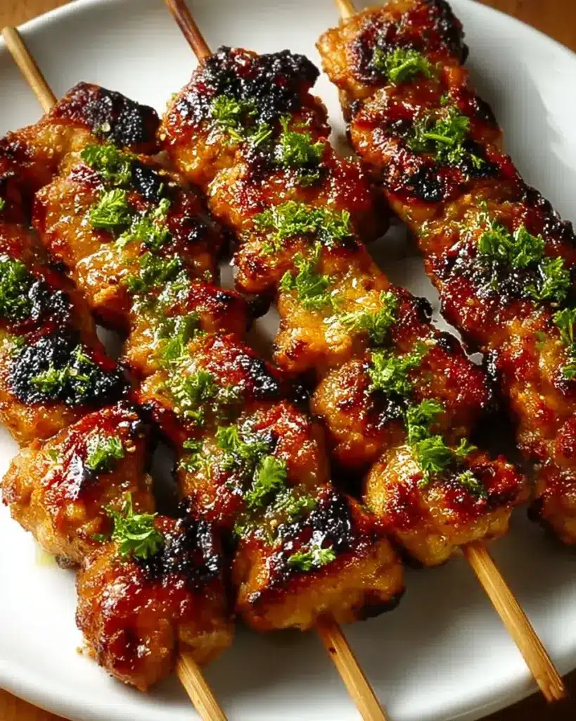 Brochettes de Poulet Thaï au Coco Grillées : Délicieuses et Faciles – parisianbakes.com