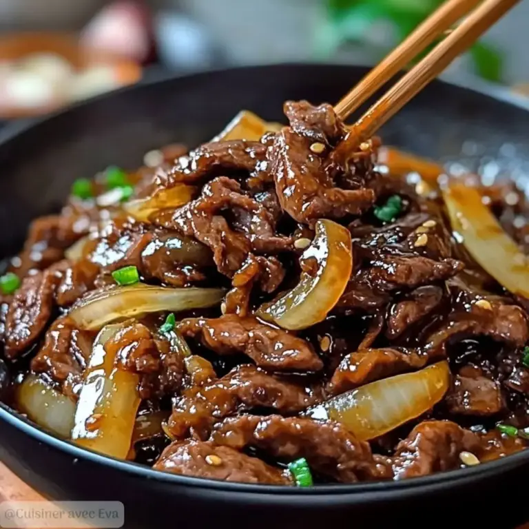 Bœuf Sauté aux Oignons : découvrez une recette savoureuse ! –
