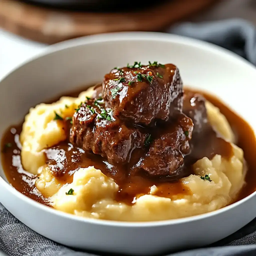 Bœuf Braisé en Sauce : Un réconfort fondant à la maison –