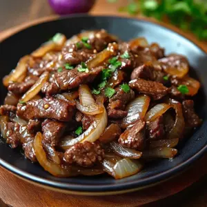 Bœuf Sauté aux Oignons Ultra Savoureux