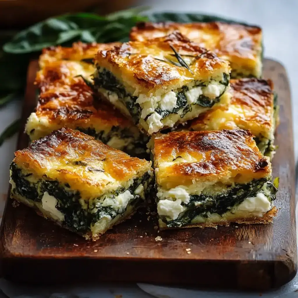 Irresistible Spinach Feta Bake Squares – Cozy & Delicious