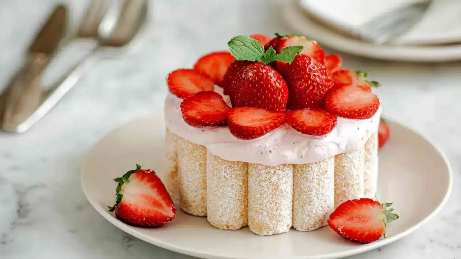 Charlotte aux Fraises Mascarpone : 5 Secrets pour Réussir ce Dessert Express 2 Charlotte aux Fraises Mascarpone