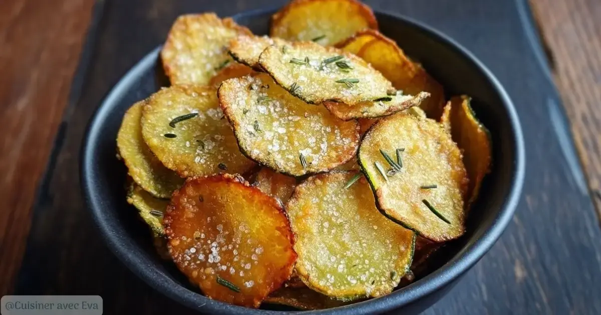 Chips de Courgettes Croustillantes au Four : Découvrez la Recette Facile - 2 Chips de Courgettes Croustillantes au Four