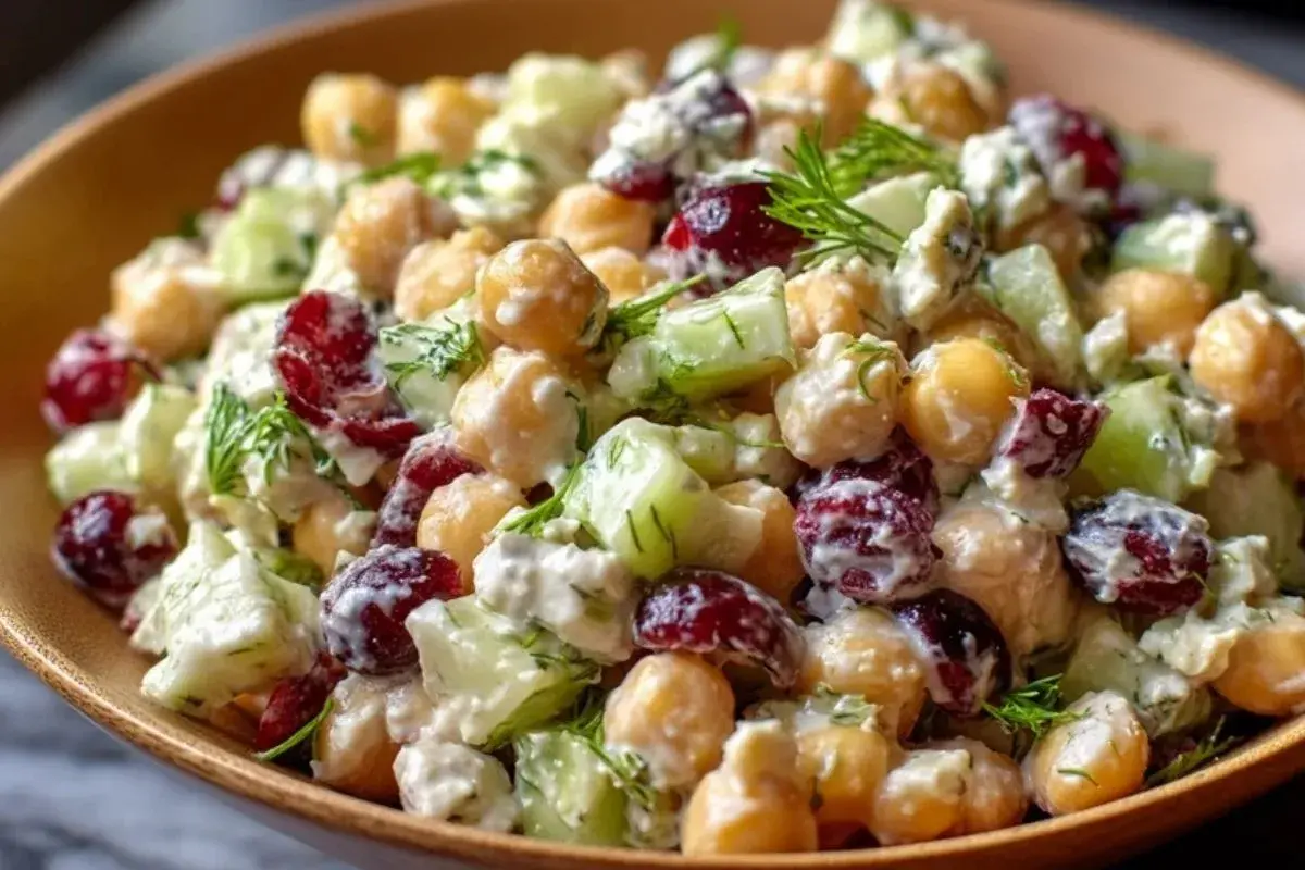 Salade De Pois Chiches Aux Canneberges 2 Chou Cowboy Frito
