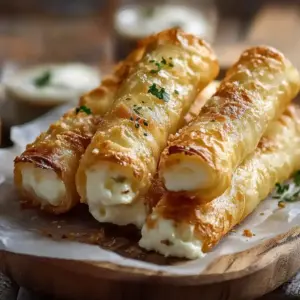 Cigares Salés au Fromage de Chèvre et Miel