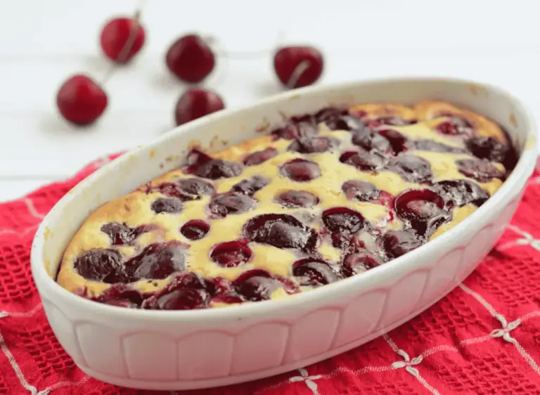 French Clafoutis (Baked Cherry Dessert) | DelishGlobe