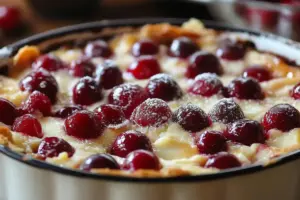Clafoutis aux cerises traditionnel