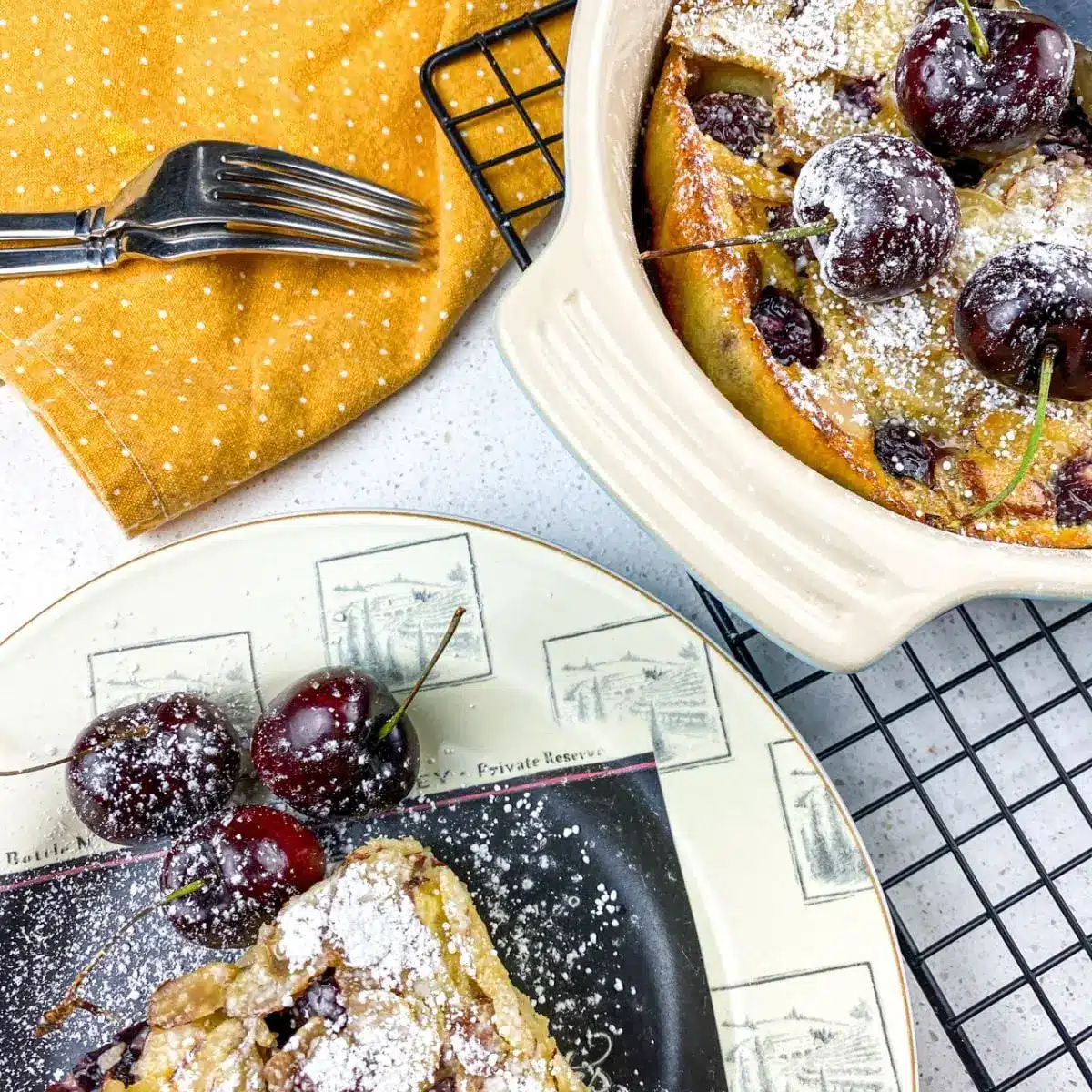 Dark Cherry-Almond Clafoutis Secrets Revealed! 2 Clafoutis aux cerises et amandes