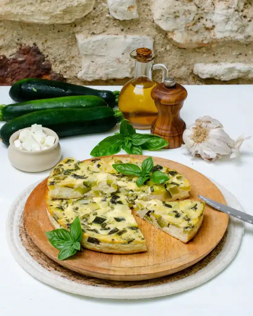 Clafoutis courgettes feta – La p'tite cuisine de Pauline