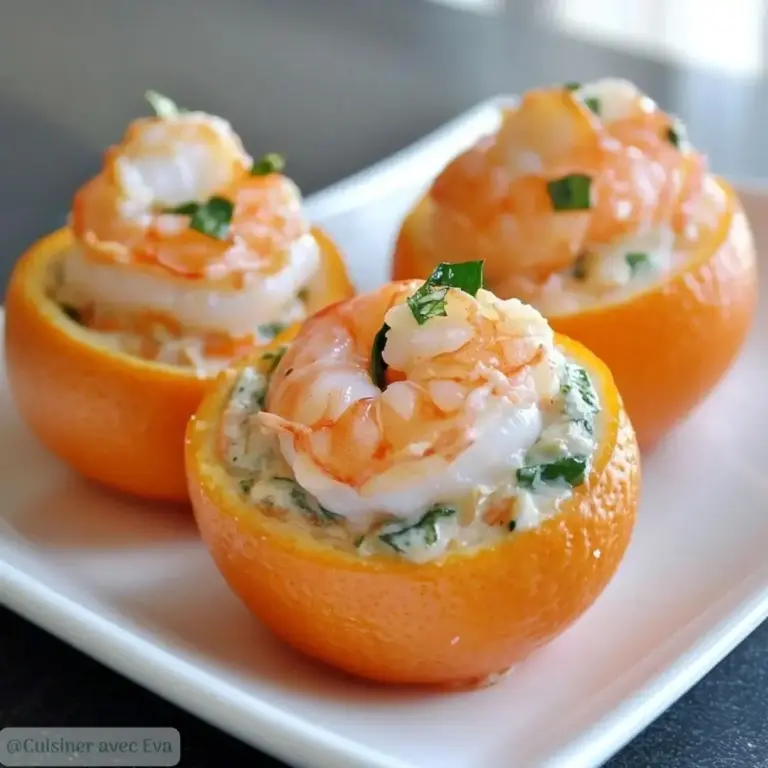 Clémentines Farcies aux Crevettes : une recette facile et délicieuse –