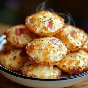 Cookies salés au parmesan et jambon Rapide