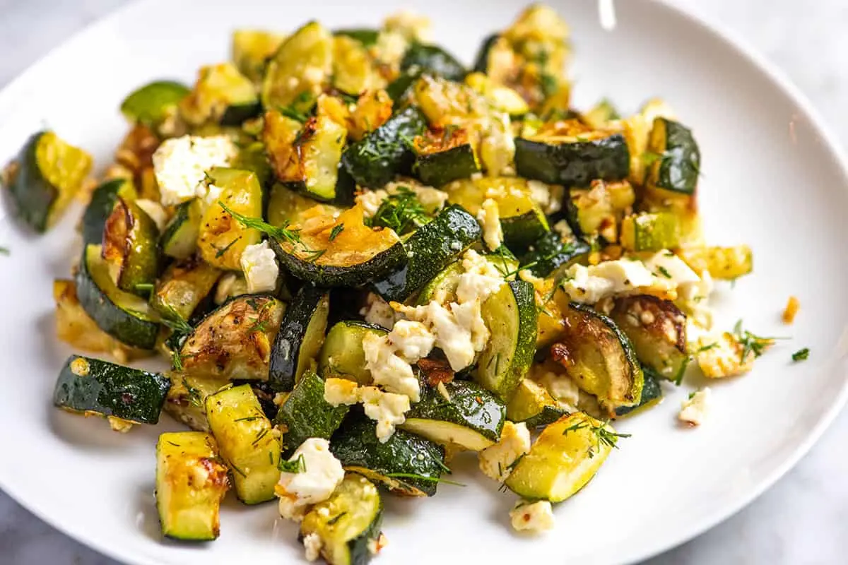 Roasted Zucchini 2 Courgette rôtie