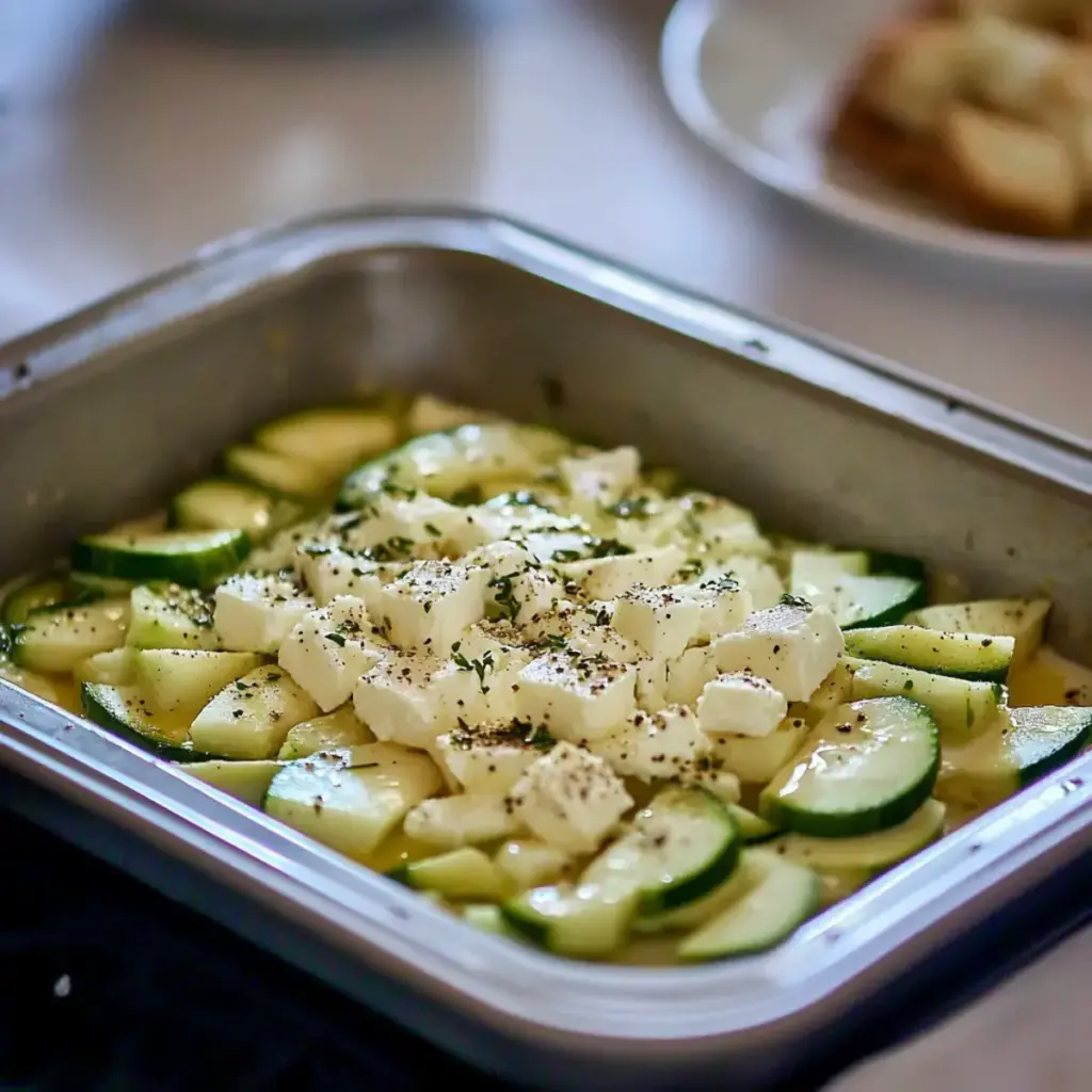 Courgettes feta au four : savoureuses et fondantes à chaque bouchée