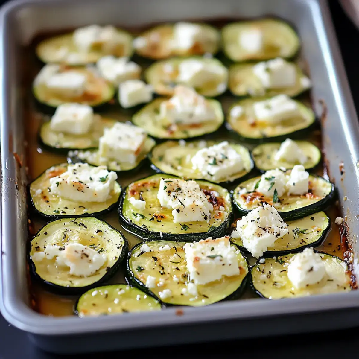 Courgettes feta au four 2