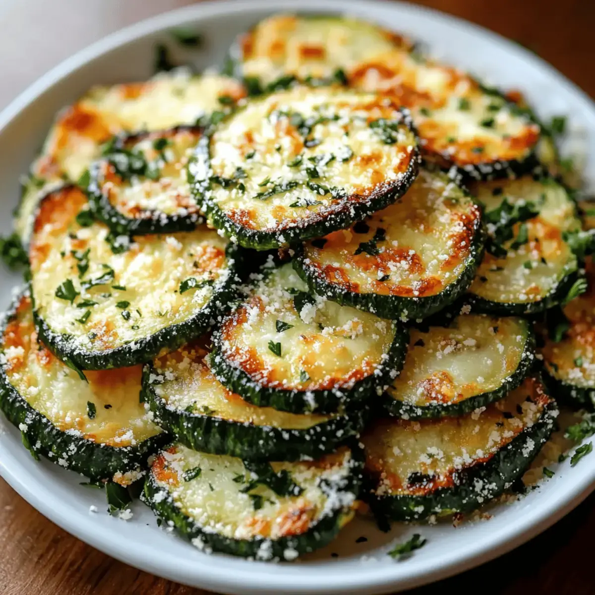Irresistibly Crunchy Garlic Parmesan Roasted Zucchini - HeavenlyRecipe 2 Courgettes rôties au parmesan et à l'ail