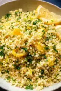Couscous aux herbes et au citron