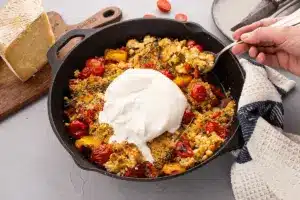Crumble de Légumes & Burrata Crémeuse