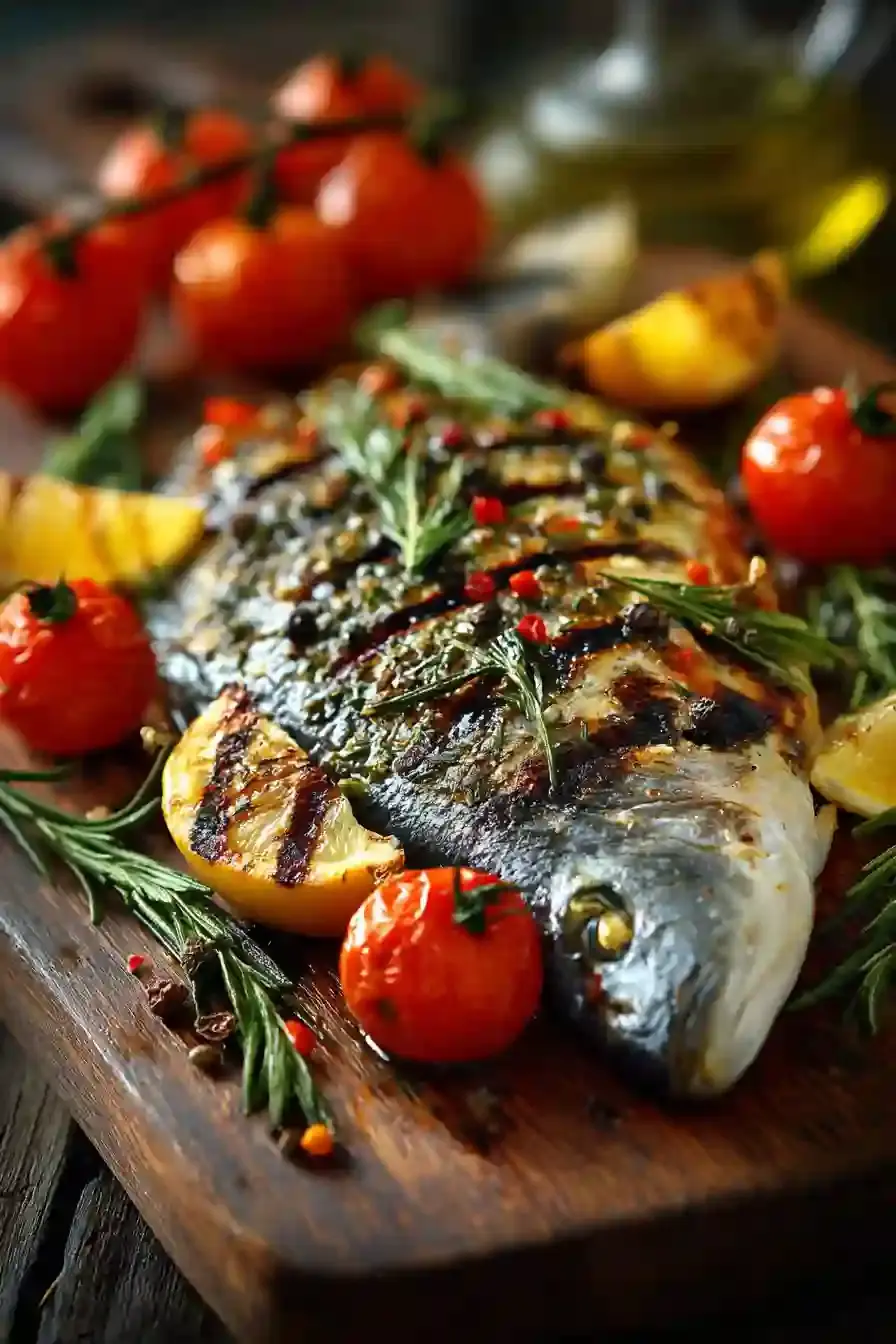 Daurade Grillée Savoureuse: Recette Santé pour Été Parfait 2 Daurade royale grillée aux herbes de Provence