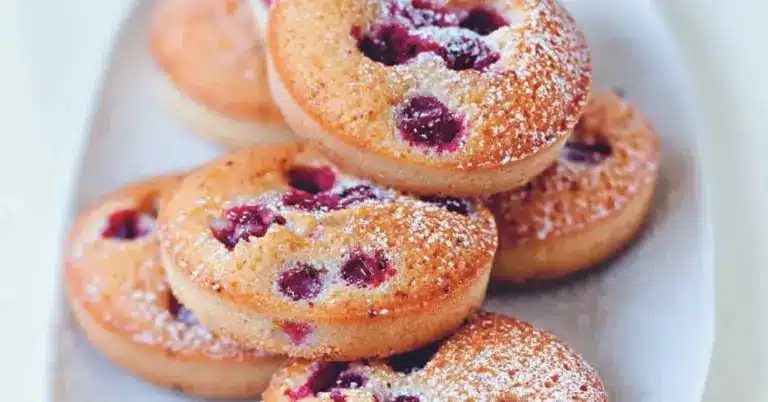 Financiers aux groseilles