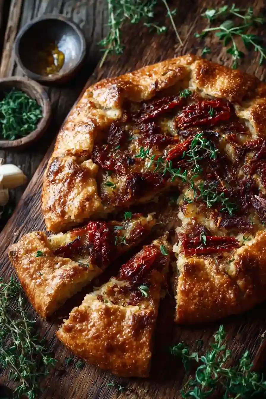 Crispy Tomato Honey Galette Recipe for Easy Gourmet Flavor 2 Galette tomates séchées miel