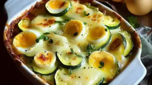 Gratin courgettes crémeux