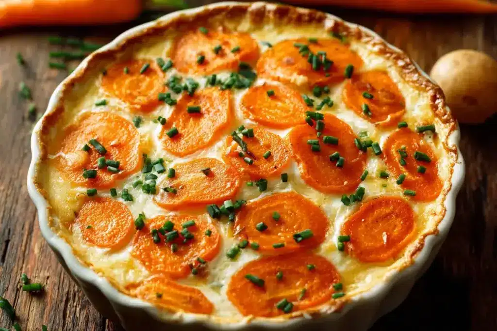 Gratin de Carottes Léger
