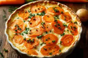 Gratin de Carottes Léger