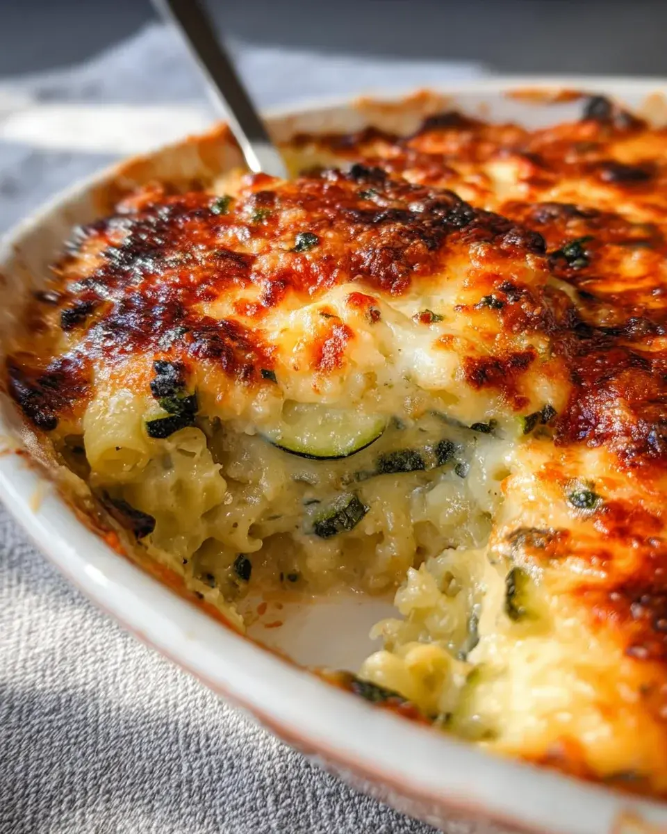 Gratin de pâtes à la courgette 2 Gratin de pâtes à la courgette