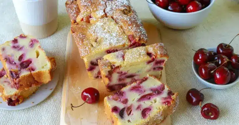 Recette Gâteau à la ricotta et aux cerises – 750g.com