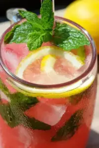 Limonade à la pastèque sans sucre ajouté