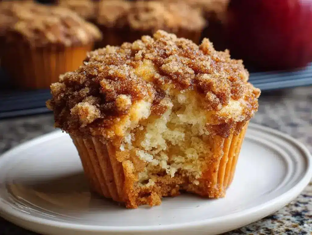 Muffins Pomme Cannelle Streusel: 1 recette magique