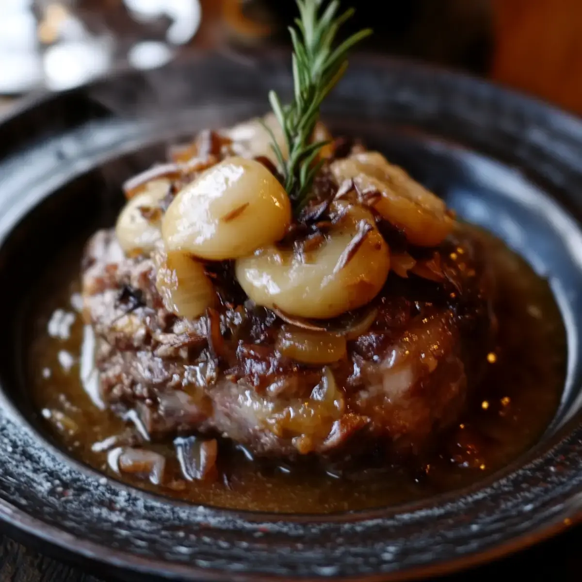 Paleron de Bœuf Confit aux Oignons : Un Plat Réconfortant ! 2 Paleron de bœuf confit