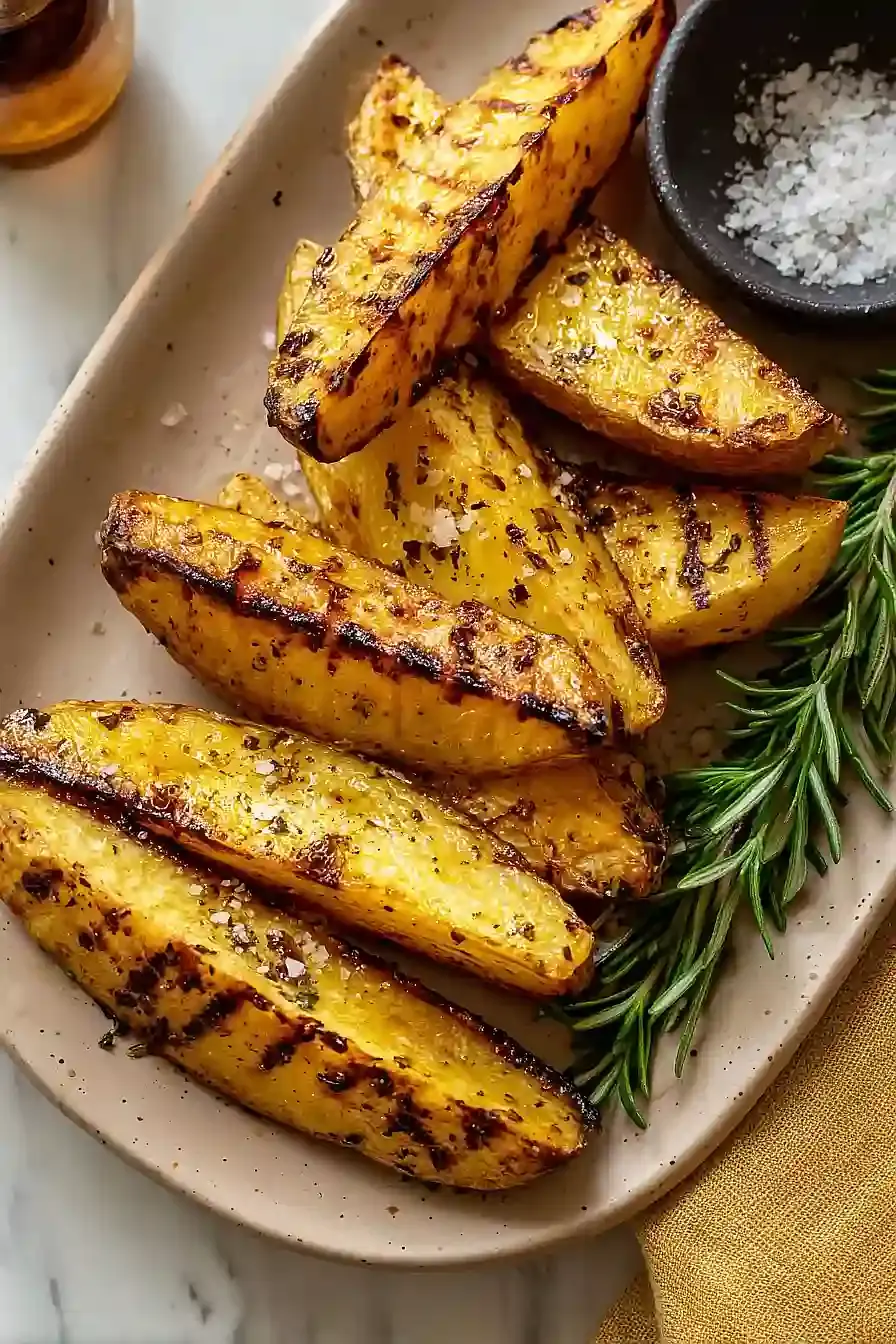 5-Ingredient Grilled Salt and Vinegar Potatoes - thegirlskitchen 2 Pommes de terre grillées sel et vinaigre