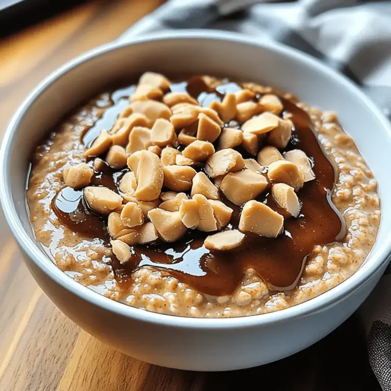 Le Porridge au Beurre de Cacahuètes: Un Délice Énergisant à Essayer