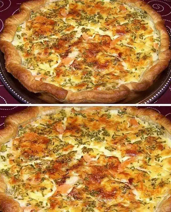 Quiche Crémeuse au Saumon Fumé