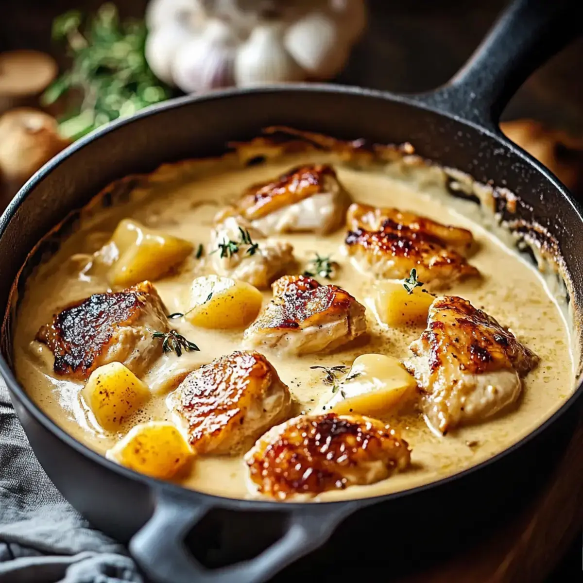 Délicieux Poulet Normand : un plat réconfortant à savourer 2 Recette Poulet Normand
