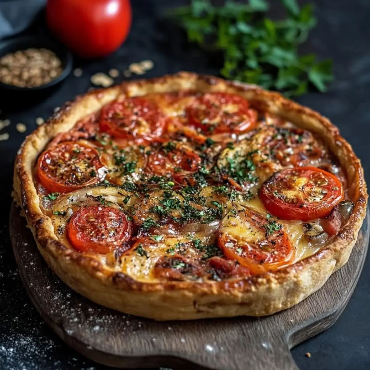 Recette Tarte Thon Tomate Moutarde