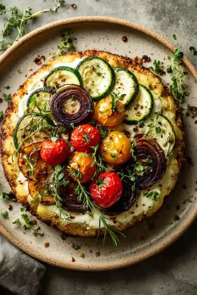 Crispy Zucchini Flaxseed Focaccia – 30-Minute Dinner Delight