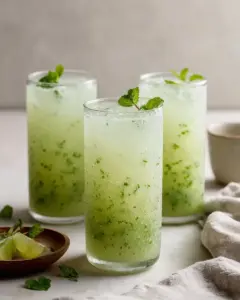 Limonade au Concombre et à la Menthe