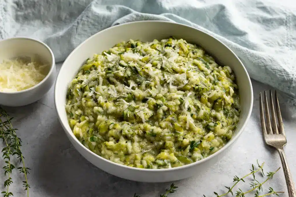 Creamy Zucchini Risotto