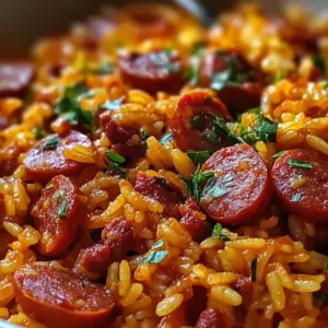 Le Meilleur Riz au chicken sausage et à la Tomate
