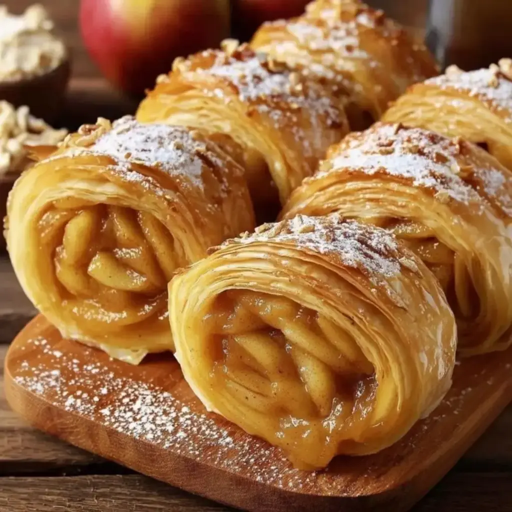 Roulés Feuilletés aux Pommes : Dessert Prêt en 10 Min ! –