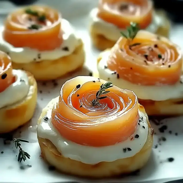 Roulés Feuilletés Saumon Fumé Fromage Frais : Délicieux Apéro Chic