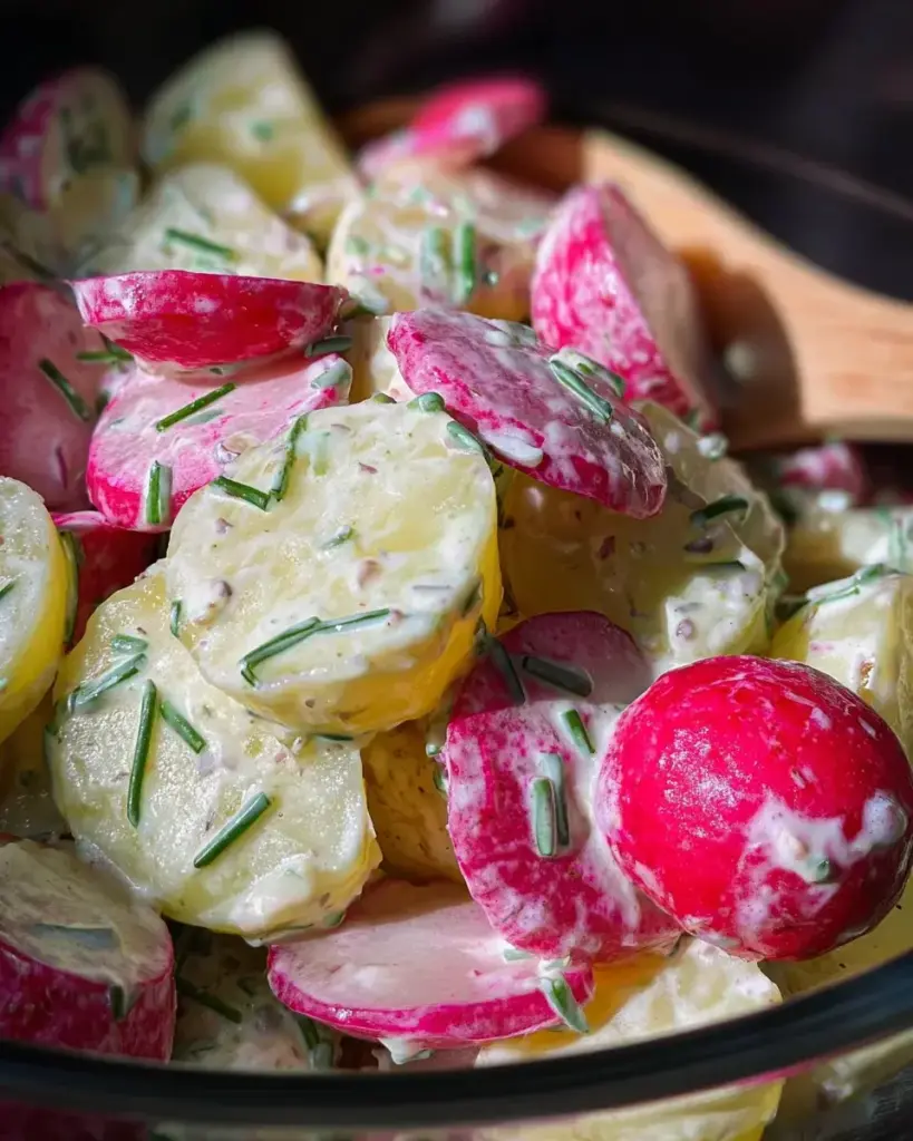 Salade aux pommes de terre et radis