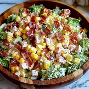 Salade Bacon Ranch Facile et Délicieuse